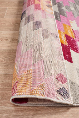 Tanzania Moyowosi Pink Rug - Floorsome - Modern