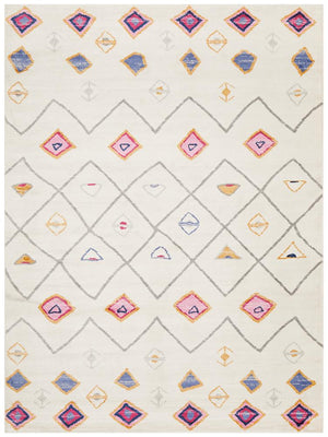 Tanzania Muhesi White Rug - Floorsome - Modern