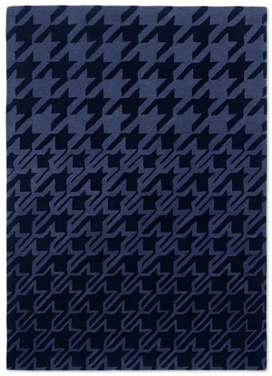 Ted Baker Houndstooth Dark Blue 162808 - Floorsome - BRINK & CAMPMAN - 2023 COLLECTION