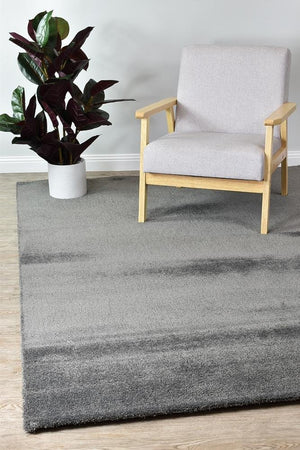 Touch Super Soft Charcoal Rug 71301 - 100 - Floorsome - MODERN