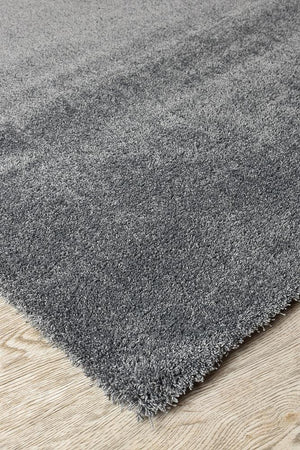 Touch Super Soft Charcoal Rug 71301 - 100 - Floorsome - MODERN