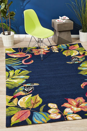 Tropical Garden Stunning Indoor Outdoor Rug - Floorsome - Outdoor