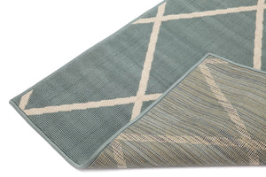 Tucson Aqua Outdoor Rug - Floorsome - Outdoor Rugs