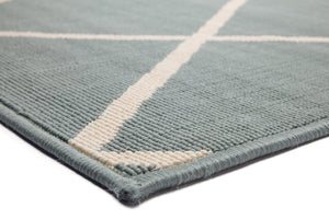 Tucson Aqua Outdoor Rug - Floorsome - Outdoor Rugs