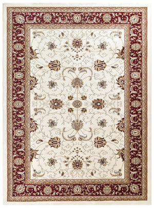 Vienna 84 Cream Red - Floorsome - TRADITIONAL