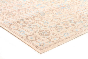 Whisper Washed Bone Runner Rug - Floorsome - Traditional