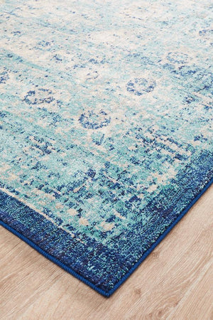 Wind Stunning Designer Rug Blue - Floorsome - Modern