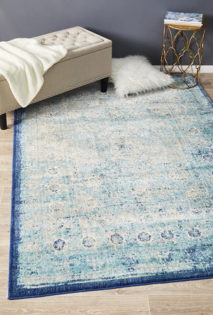 Wind Stunning Designer Rug Blue - Floorsome - Modern