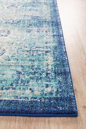 Wind Stunning Designer Rug Blue - Floorsome - Modern