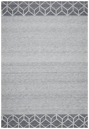 Winter Grey Pulse Modern Rug - Floorsome - Modern