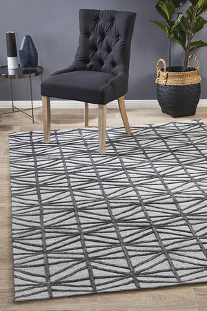 Winter Pewter Prestige Modern Rug - Floorsome - Modern