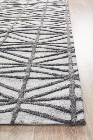 Winter Pewter Prestige Modern Rug - Floorsome - Modern