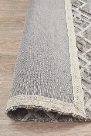 Winter Silver Stream Modern Rug - Floorsome - Modern