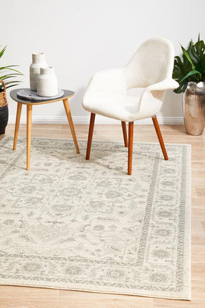 Winter White Transitional Rug - Floorsome - Modern