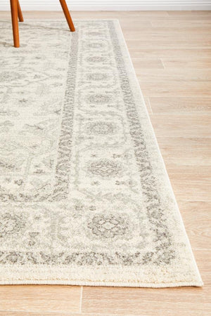 Winter White Transitional Rug - Floorsome - Modern