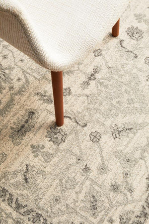 Winter White Transitional Rug - Floorsome - Modern