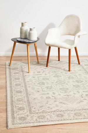 Winter White Transitional Rug - Floorsome - Modern