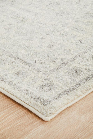 Winter White Transitional Runner Rug - Floorsome - Modern