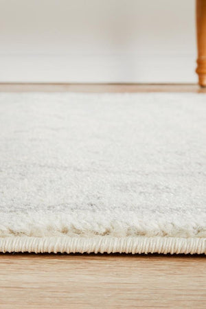 Winter White Transitional Runner Rug - Floorsome - Modern