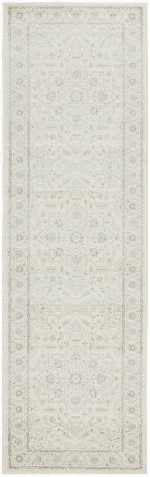 Winter White Transitional Runner Rug - Floorsome - Modern