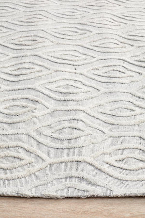 Winter Wish White Modern Rug - Floorsome - Modern