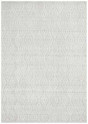 Winter Wish White Modern Rug - Floorsome - Modern