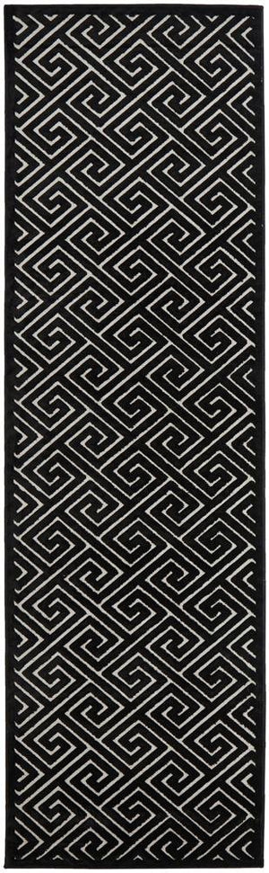 York Alice Black & Gold Rug - Floorsome - YORK COLLECTION