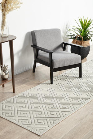 York Alice Natural White Runner Rug - Floorsome - YORK COLLECTION