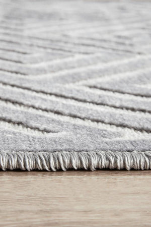 York Alice Silver Runner Rug - Floorsome - YORK COLLECTION