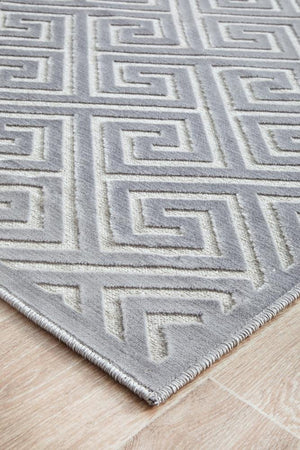 York Alice Silver Runner Rug - Floorsome - YORK COLLECTION