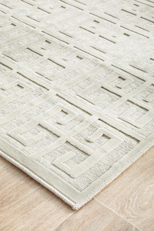 York Brenda Natural White Runner Rug - Floorsome - YORK COLLECTION