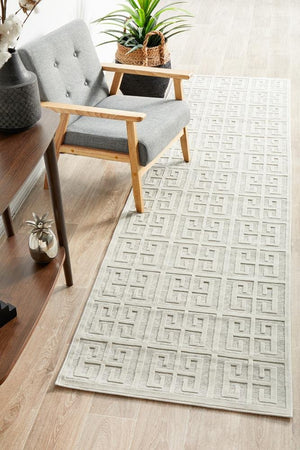 York Brenda Natural White Runner Rug - Floorsome - YORK COLLECTION