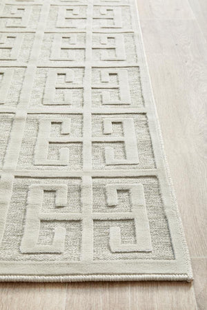 York Brenda Natural White Runner Rug - Floorsome - YORK COLLECTION