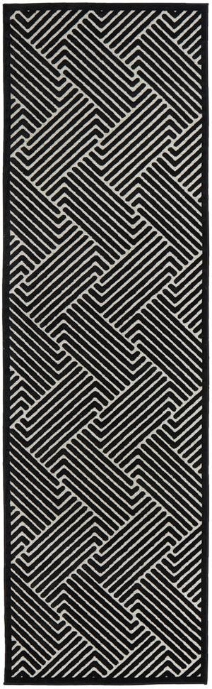 York Cindy Black & Gold Rug - Floorsome - YORK COLLECTION