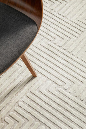 York Cindy Natural White Rug - Floorsome - YORK COLLECTION