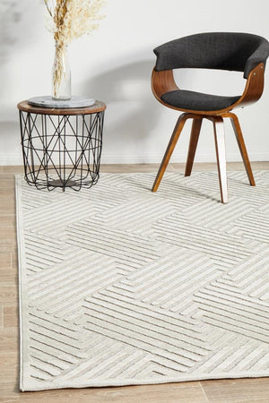 York Cindy Natural White Rug - Floorsome - YORK COLLECTION