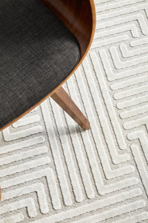 York Cindy Natural White Runner Rug - Floorsome - YORK COLLECTION