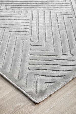 York Cindy Silver Rug - Floorsome - YORK COLLECTION