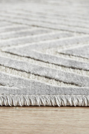 York Cindy Silver Runner Rug - Floorsome - YORK COLLECTION