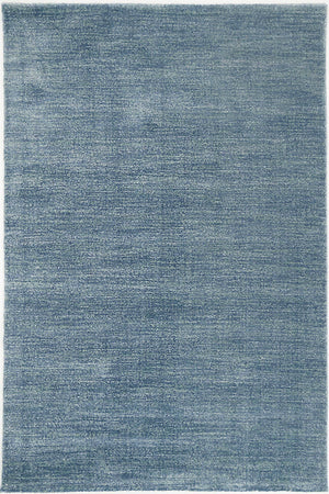 Zarin Solid Blue Modern Rug - Floorsome - 