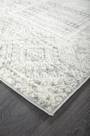 Zelda Silver Grey Rug - Floorsome - Modern