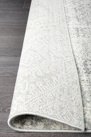 Zelda Silver Grey Runner Rug - Floorsome - Modern