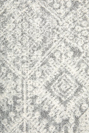 Zelda Silver Grey Runner Rug - Floorsome - Modern