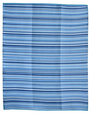 Zenith Blue Recycled Plastic Foldable Waterproof Large Camping Mat - 360x270cm - Floorsome - Outdoor Rugs