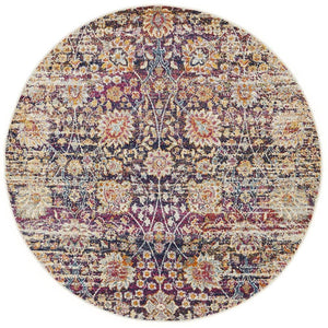 Zolan Transitional Multi Round Rug - Floorsome - Modern