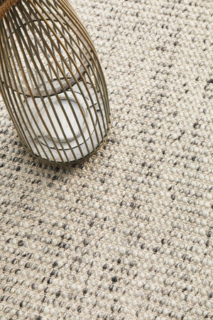 Skandi 300 Grey Wool Rug– Floorsome